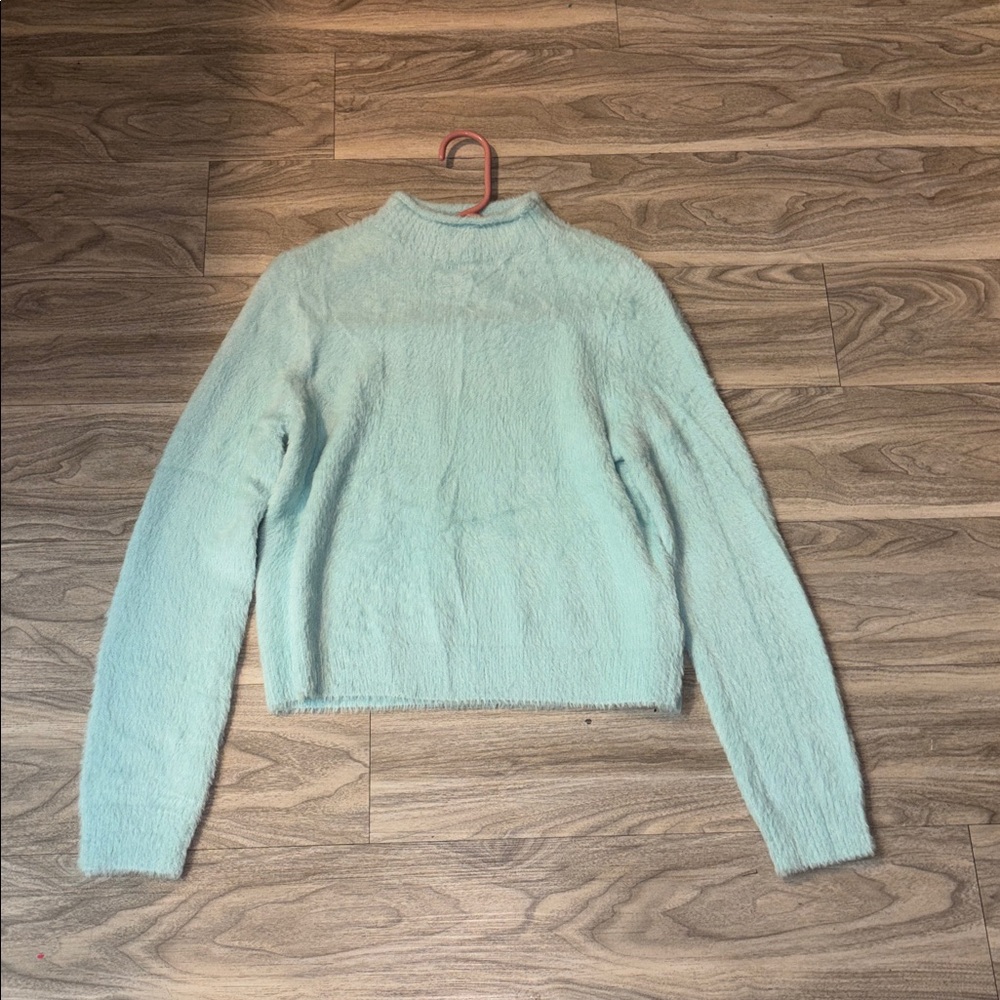 Universal Thread Light Blue Cowl Neck Sweater - image 1